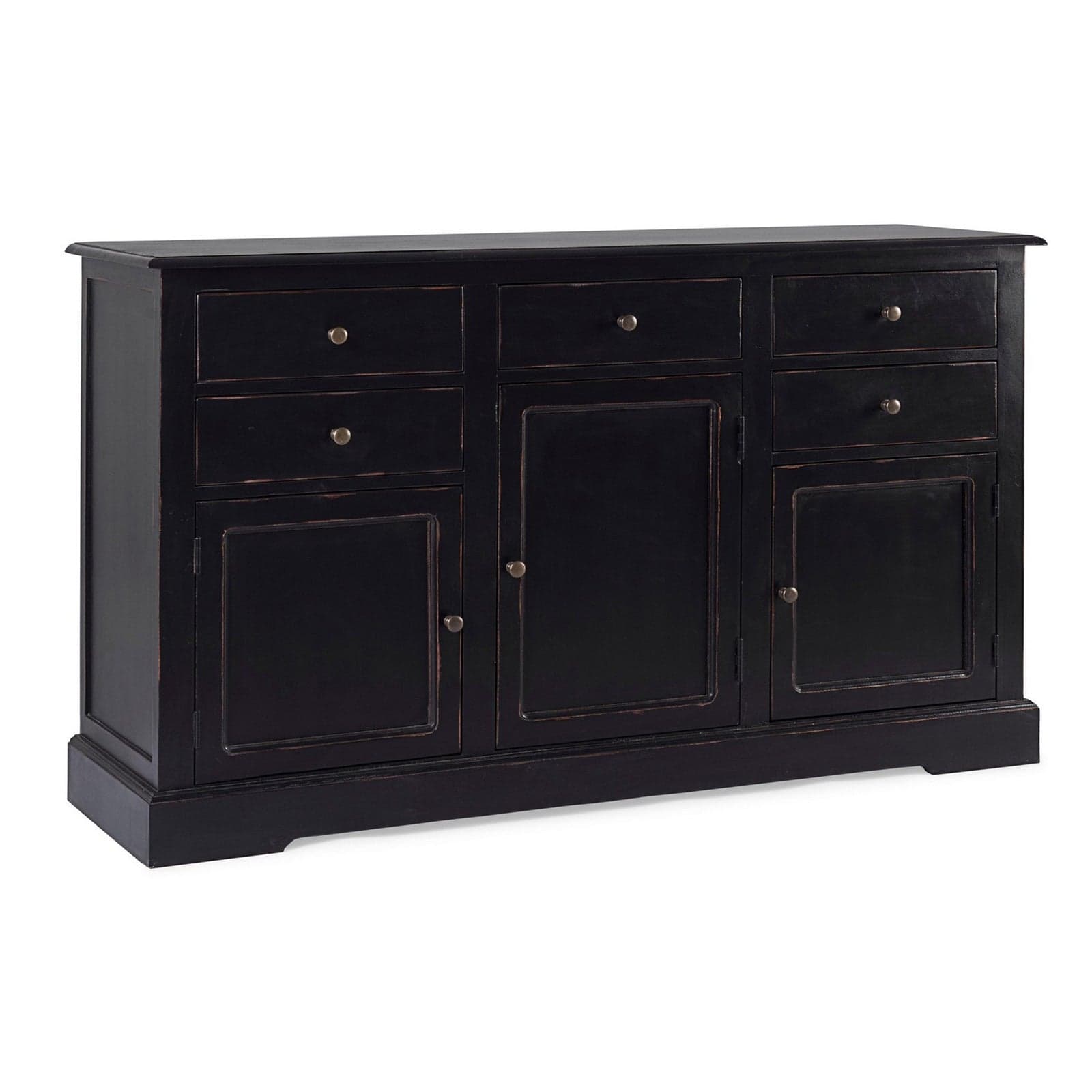 Credenza "Jefferson" con struttura in legno di mango, finitura anticata, stile classico in Credenze Decor Space - Altamura, commercioVirtuoso.it
