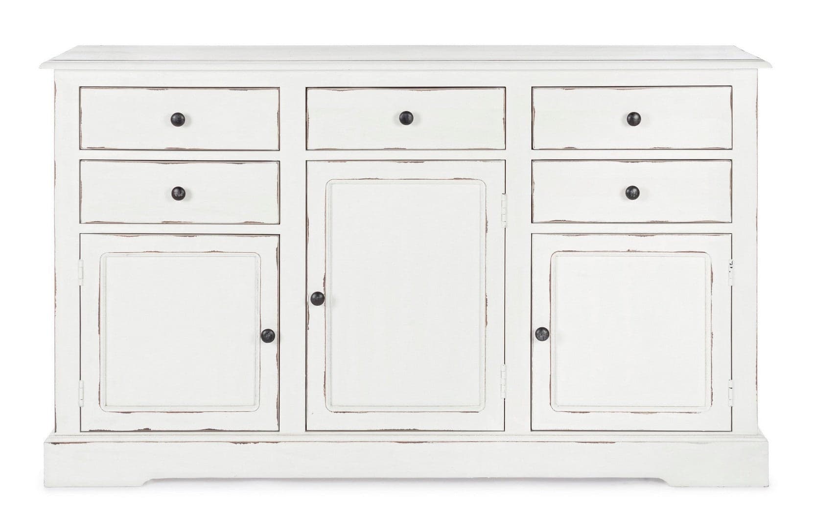 Credenza "Jefferson" con struttura in legno di mango, finitura anticata, stile classico in Credenze Decor Space - Altamura, commercioVirtuoso.it