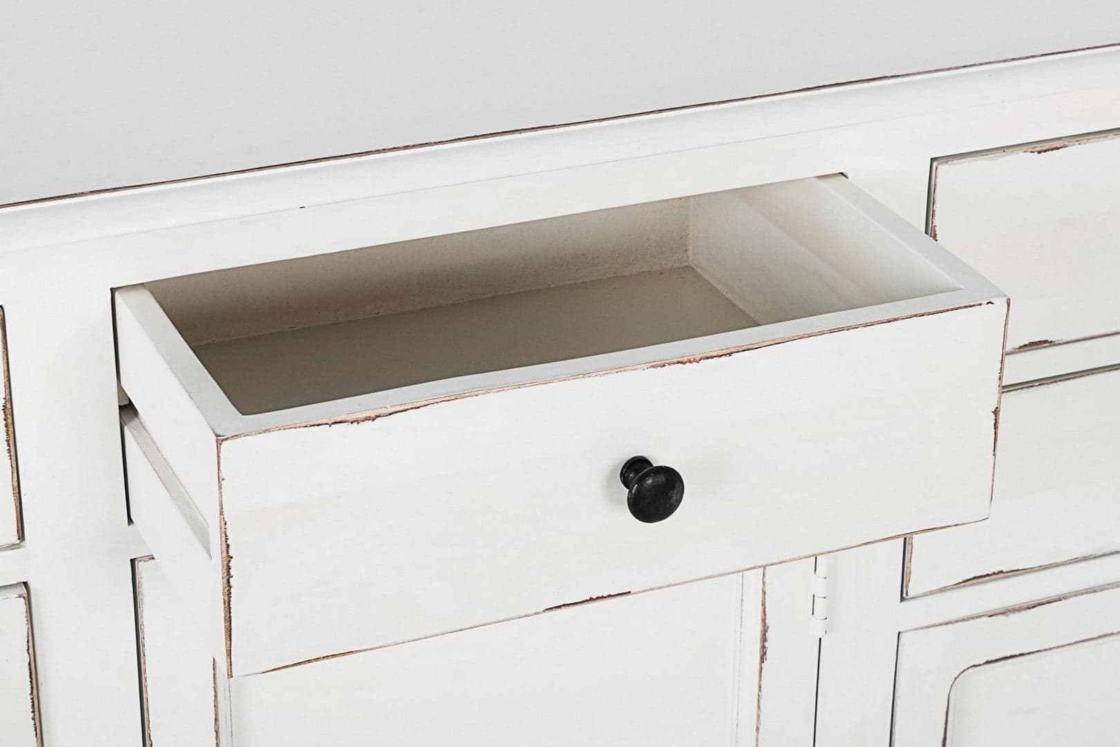 Credenza "Jefferson" con struttura in legno di mango, finitura anticata, stile classico - 8