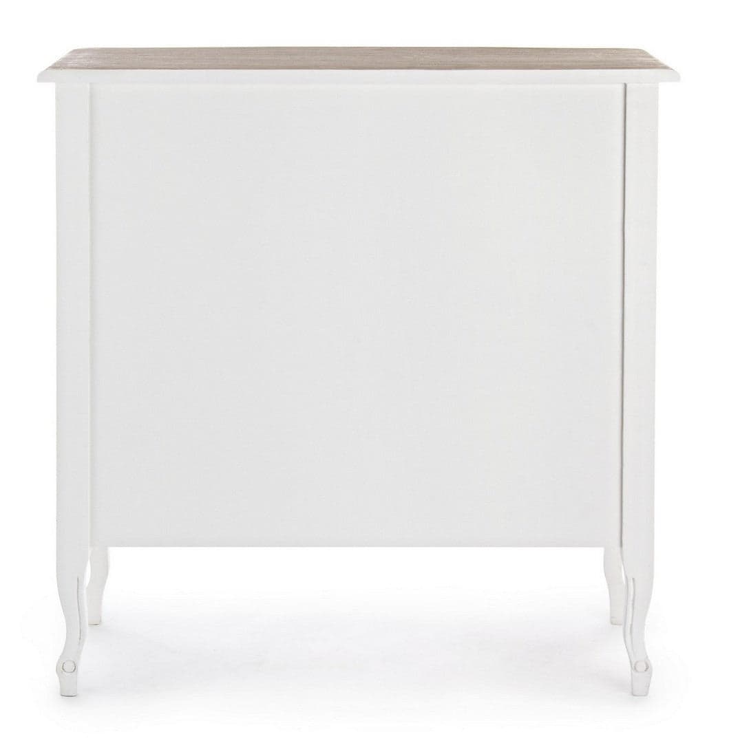Credenza "Justine" 2 ante e 2 cassetti, con struttura in legno Paulownia, stile classico in Credenze Decor Space - Altamura, commercioVirtuoso.it