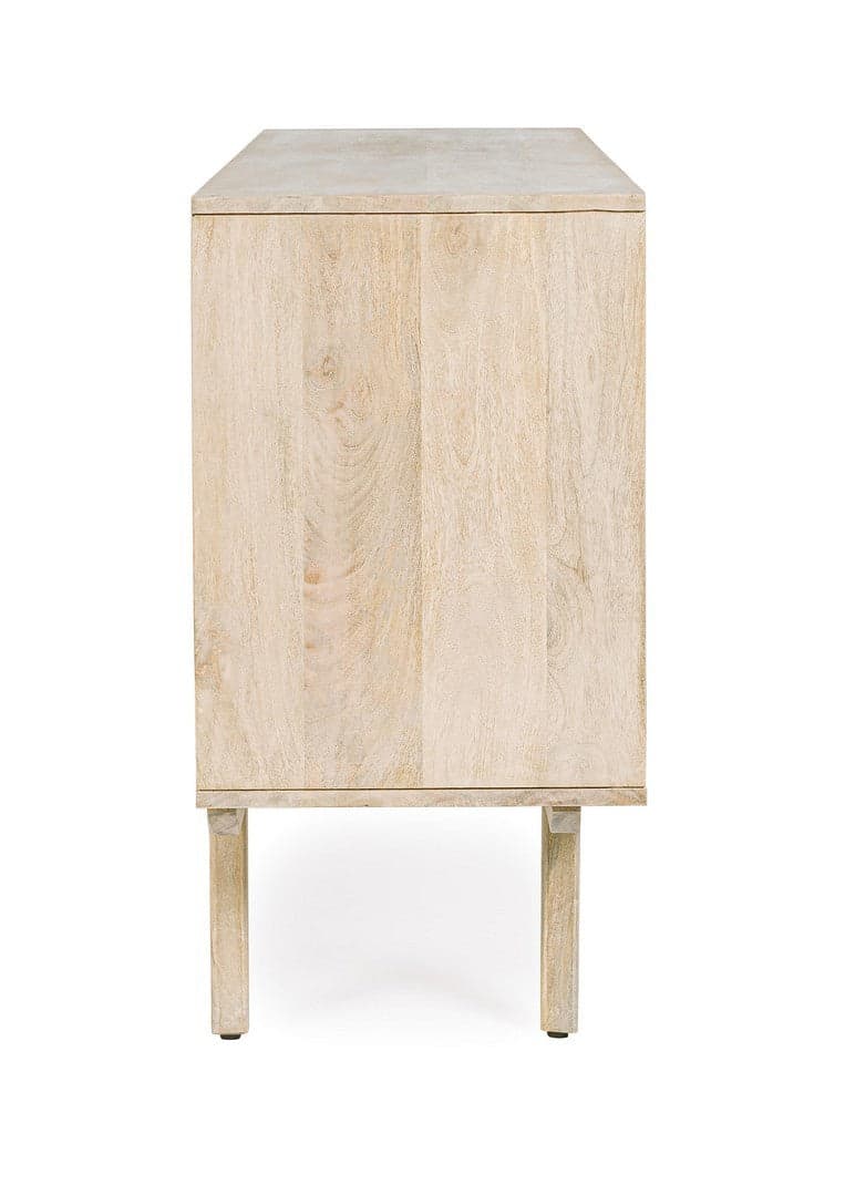 Credenza "Sahana" con struttura in legno di mango, schienale e fondo cassetti in mdf in Credenze Decor Space - Altamura, commercioVirtuoso.it