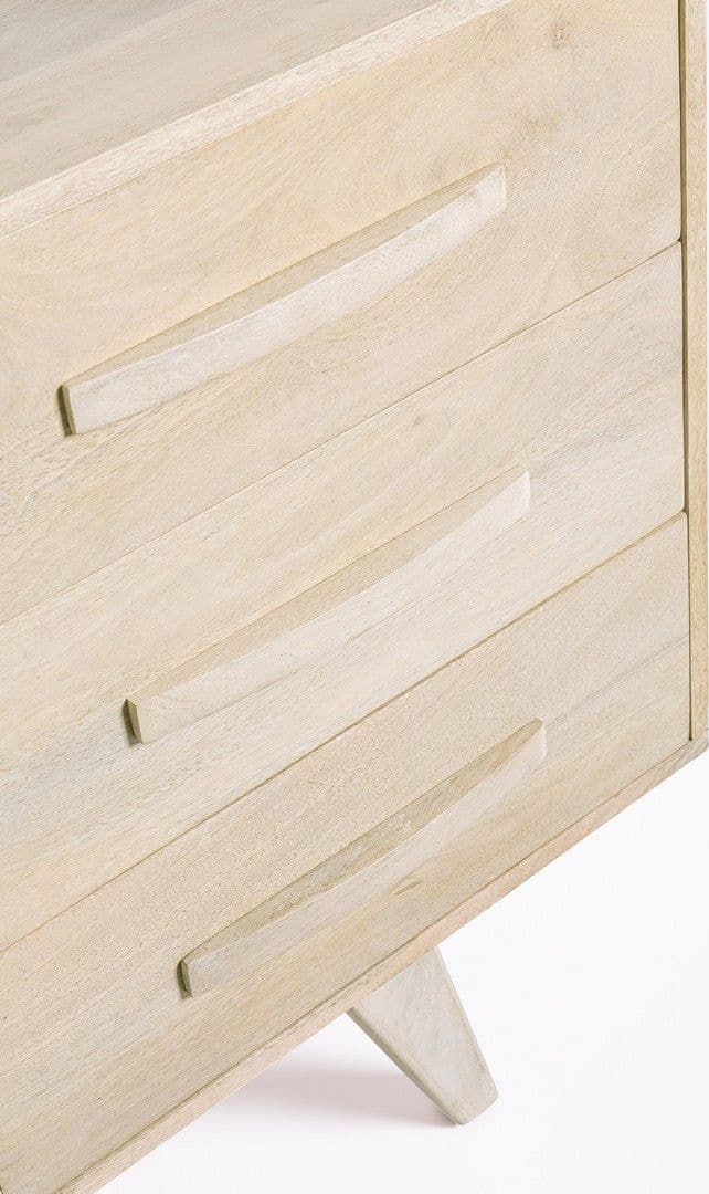 Credenza "Sahana" con struttura in legno di mango, schienale e fondo cassetti in mdf in Credenze Decor Space - Altamura, commercioVirtuoso.it