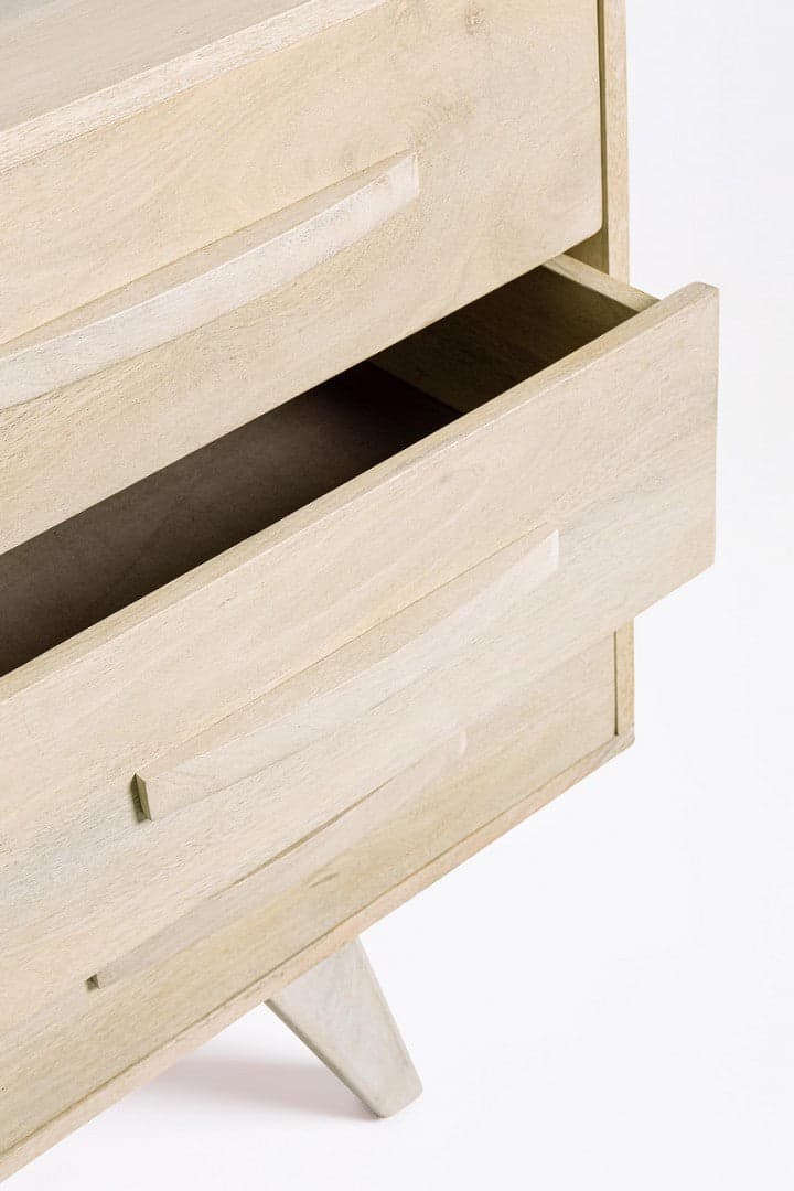 Credenza "Sahana" con struttura in legno di mango, schienale e fondo cassetti in mdf in Credenze Decor Space - Altamura, commercioVirtuoso.it