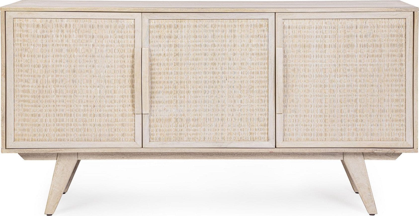 Credenza "Sahana" con struttura in legno di mango, schienale e fondo cassetti in mdf in Credenze Decor Space - Altamura, commercioVirtuoso.it
