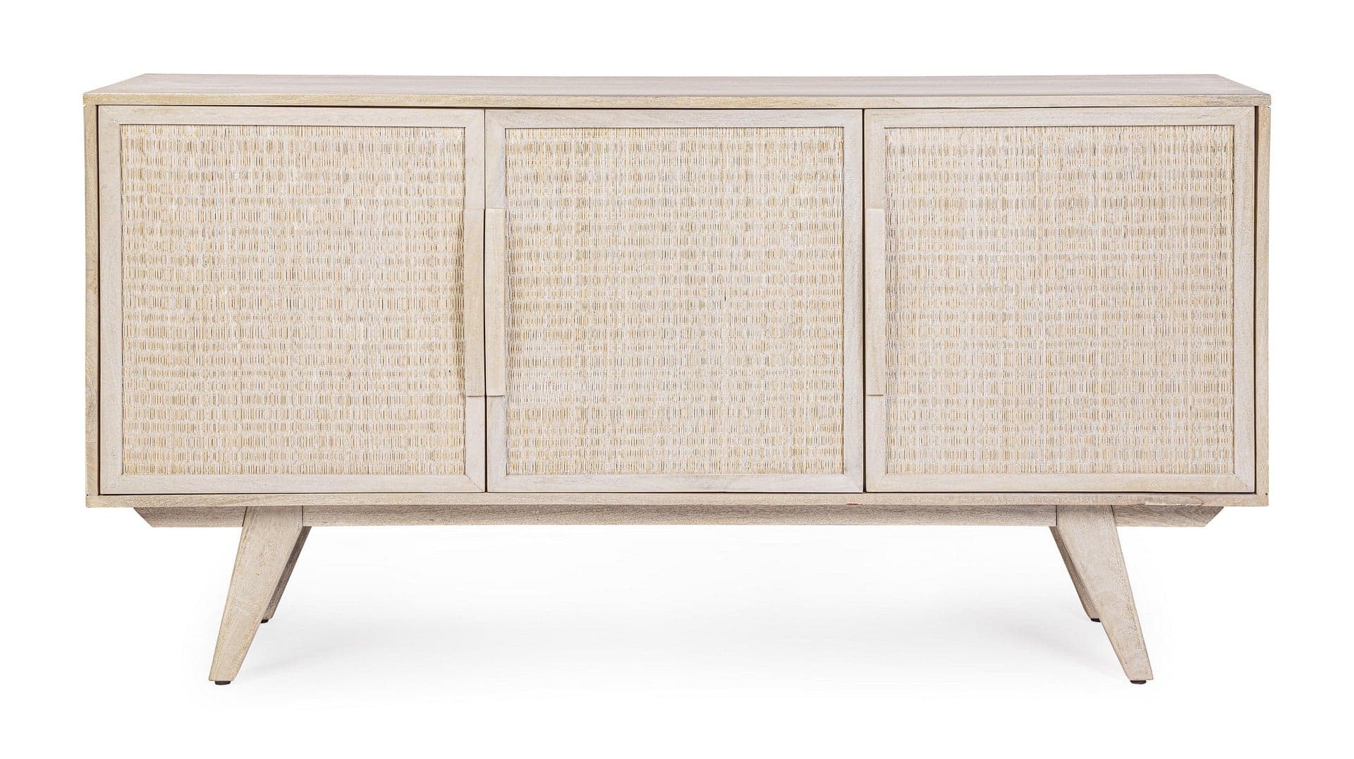 Credenza "Sahana" con struttura in legno di mango, schienale e fondo cassetti in mdf in Credenze Decor Space - Altamura, commercioVirtuoso.it