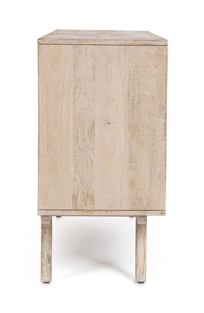 Credenza "Sahana" con struttura in legno di mango, schienale e fondo cassetti in mdf in Credenze Decor Space - Altamura, commercioVirtuoso.it
