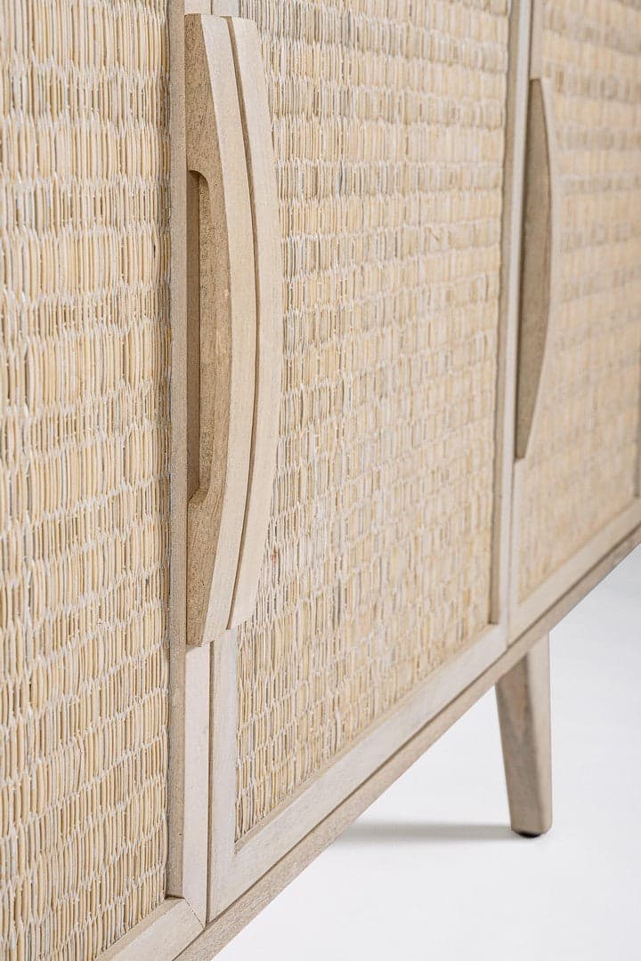 Credenza "Sahana" con struttura in legno di mango, schienale e fondo cassetti in mdf in Credenze Decor Space - Altamura, commercioVirtuoso.it