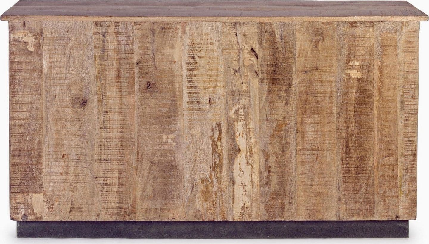 Credenza "Tudor" con struttura in mango e base in acciaio, stile industriale in Credenze Decor Space - Altamura, commercioVirtuoso.it