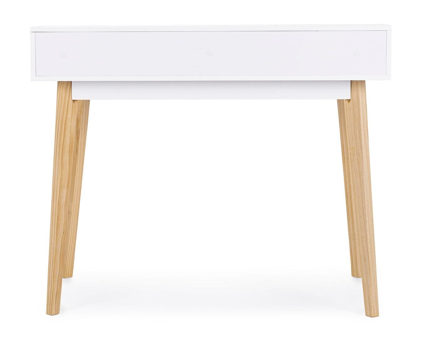 Scrivania "Toronto" con 3 cassetti, gambe in legno di pino, piano in MDF, 110 x 60 cm in Postazioni di lavoro per computer Decor Space - Altamura, commercioVirtuoso.it