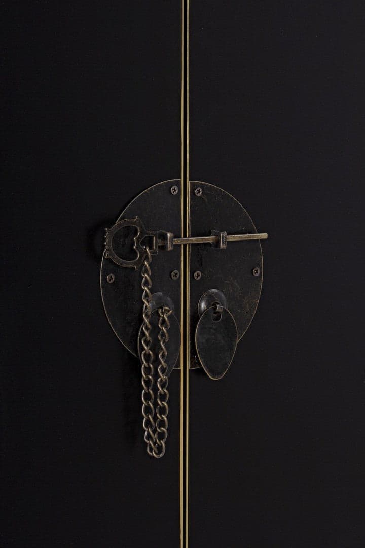 Mobile "Pechino", struttura in legno MDF, finitura a base di nitrocellulosa, maniglie in acciaio - 18