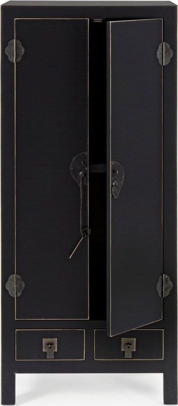 Mobile "Pechino", struttura in legno MDF, finitura a base di nitrocellulosa, maniglie in acciaio - 19