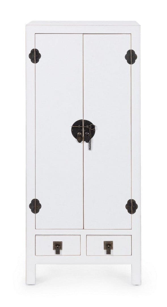Mobile "Pechino", struttura in legno MDF, finitura a base di nitrocellulosa, maniglie in acciaio - 23