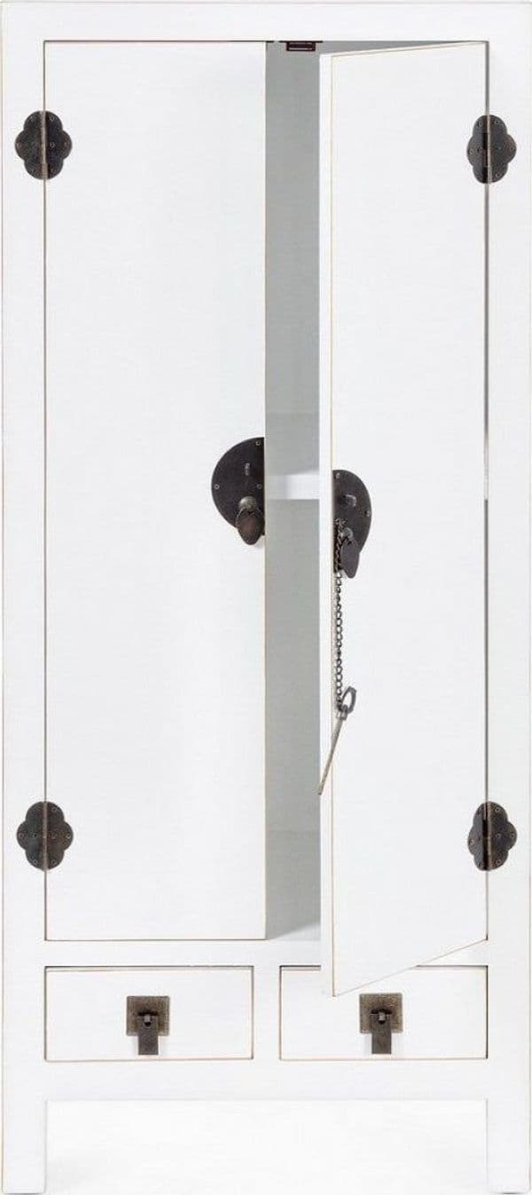 Mobile "Pechino", struttura in legno MDF, finitura a base di nitrocellulosa, maniglie in acciaio - 24