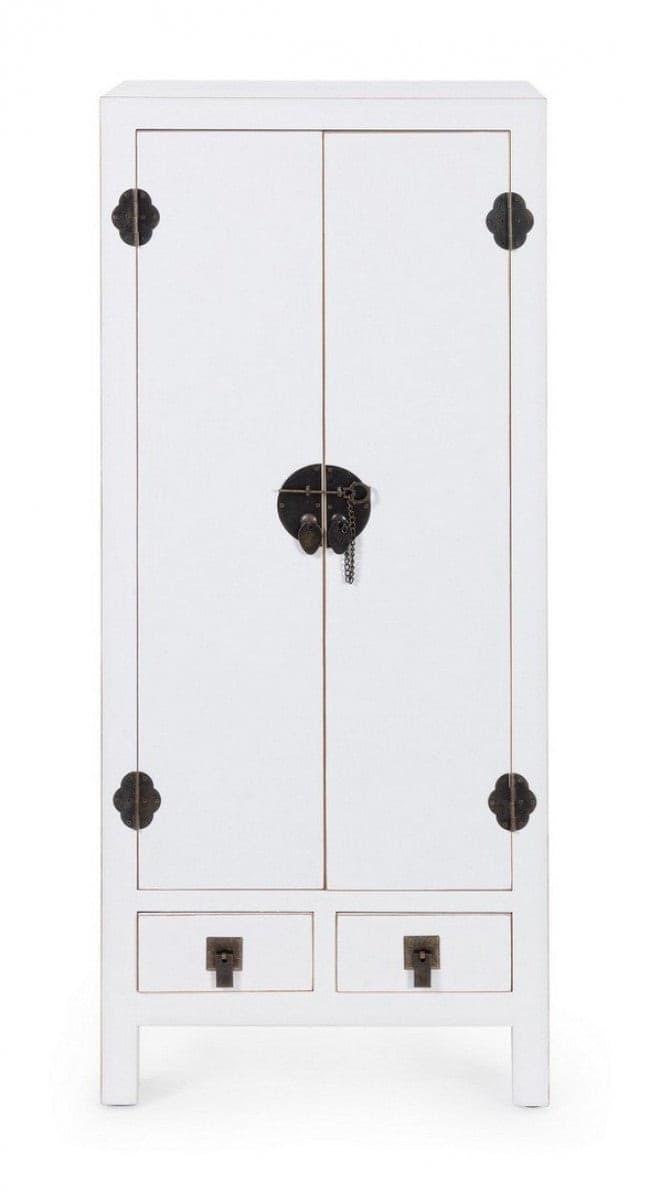 Mobile "Pechino", struttura in legno MDF, finitura a base di nitrocellulosa, maniglie in acciaio - 25