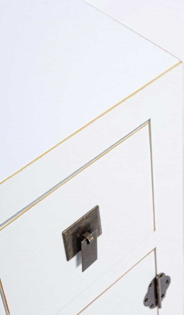 Mobile "Pechino", struttura in legno MDF, finitura a base di nitrocellulosa, maniglie in acciaio - 4