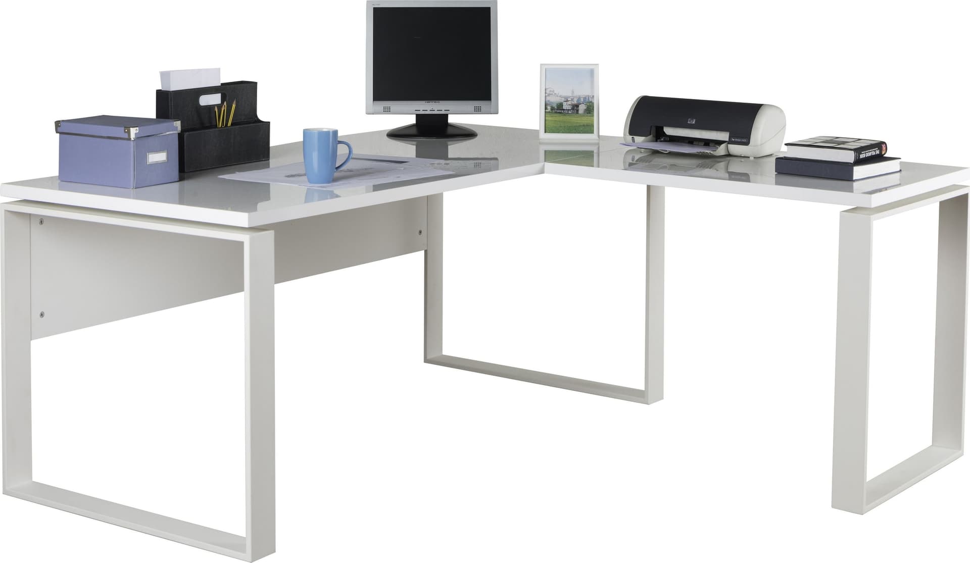 Allungo per scrivania elegante in legno Effetto 3D con piedi in Acciaio da ufficio e stanzetta Casa e cucina/Arredamento/Studio/Scrivanie e postazioni di lavoro/Postazioni di lavoro per computer Decor Space - Altamura, Commerciovirtuoso.it