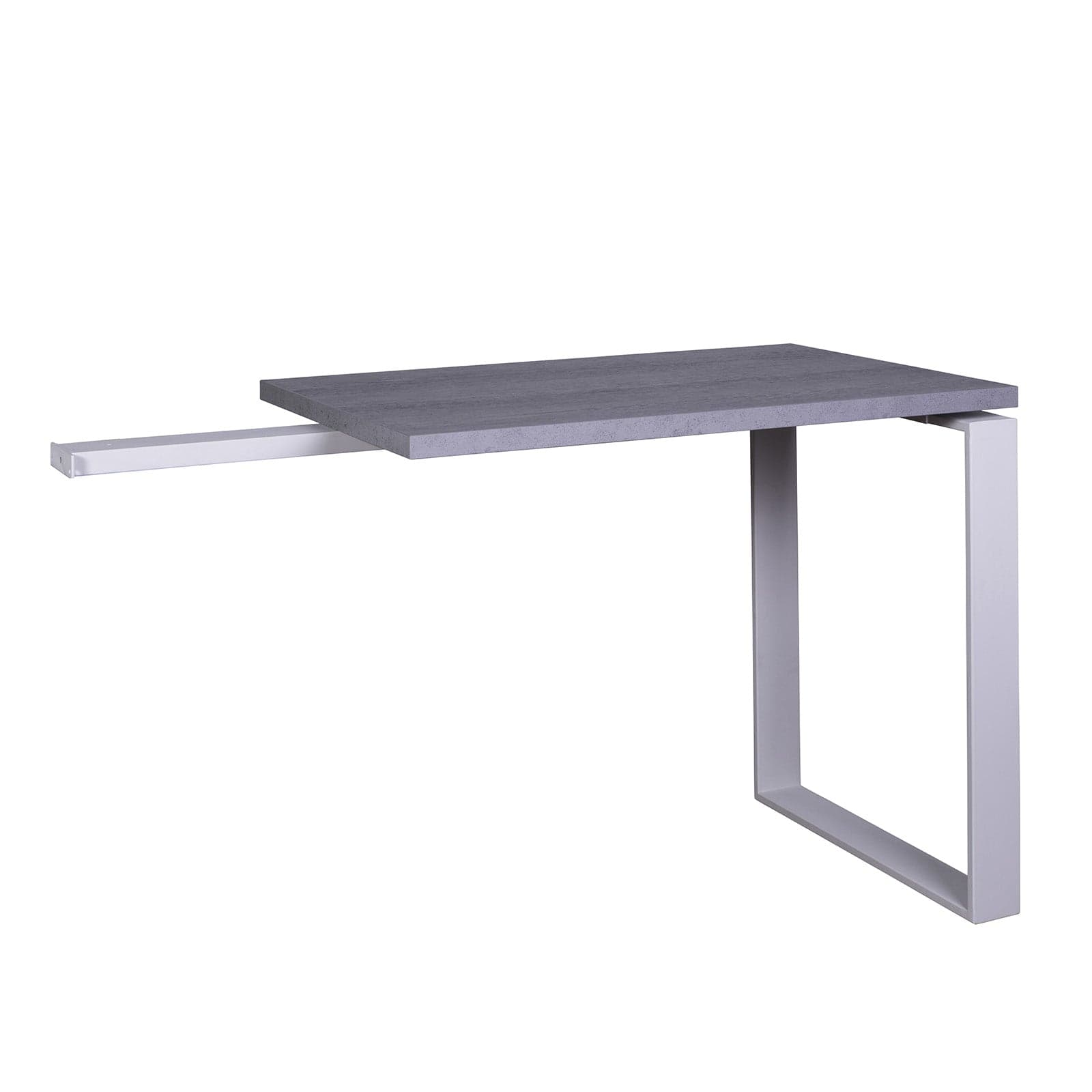 Allungo per scrivania elegante in legno Effetto 3D con piedi in Acciaio da ufficio e stanzetta in Postazioni di lavoro per computer Decor Space - Altamura, commercioVirtuoso.it