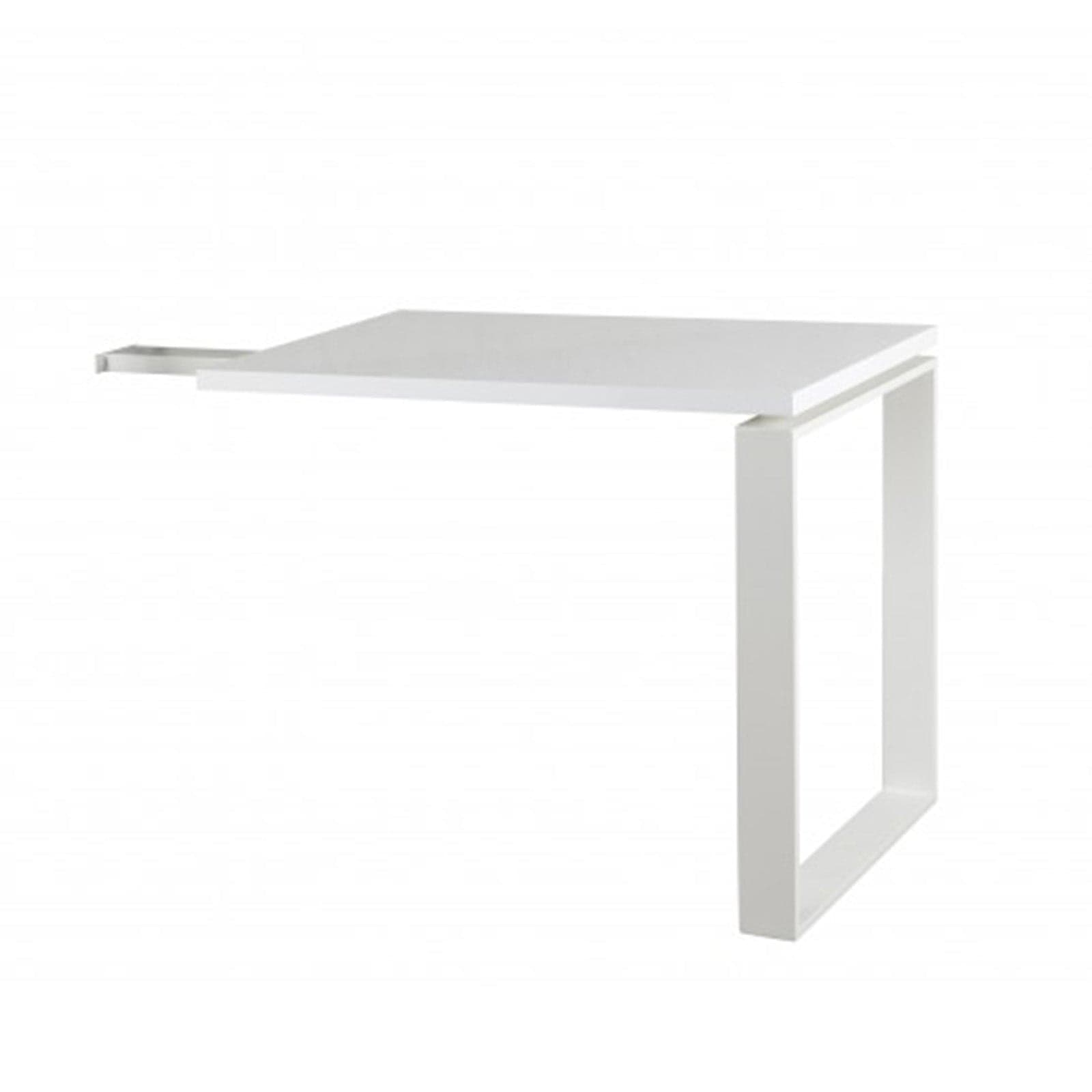 Allungo per scrivania elegante in legno Effetto 3D con piedi in Acciaio da ufficio e stanzetta in Postazioni di lavoro per computer Decor Space - Altamura, commercioVirtuoso.it