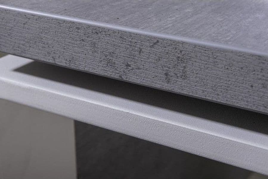 Allungo per scrivania elegante in legno Effetto 3D con piedi in Acciaio da ufficio e stanzetta Casa e cucina/Arredamento/Studio/Scrivanie e postazioni di lavoro/Postazioni di lavoro per computer Decor Space - Altamura, Commerciovirtuoso.it