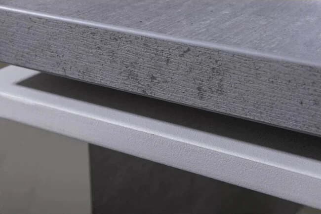 Allungo per scrivania elegante in legno Effetto 3D con piedi in Acciaio da ufficio e stanzetta Casa e cucina/Arredamento/Studio/Scrivanie e postazioni di lavoro/Postazioni di lavoro per computer Decor Space - Altamura, Commerciovirtuoso.it
