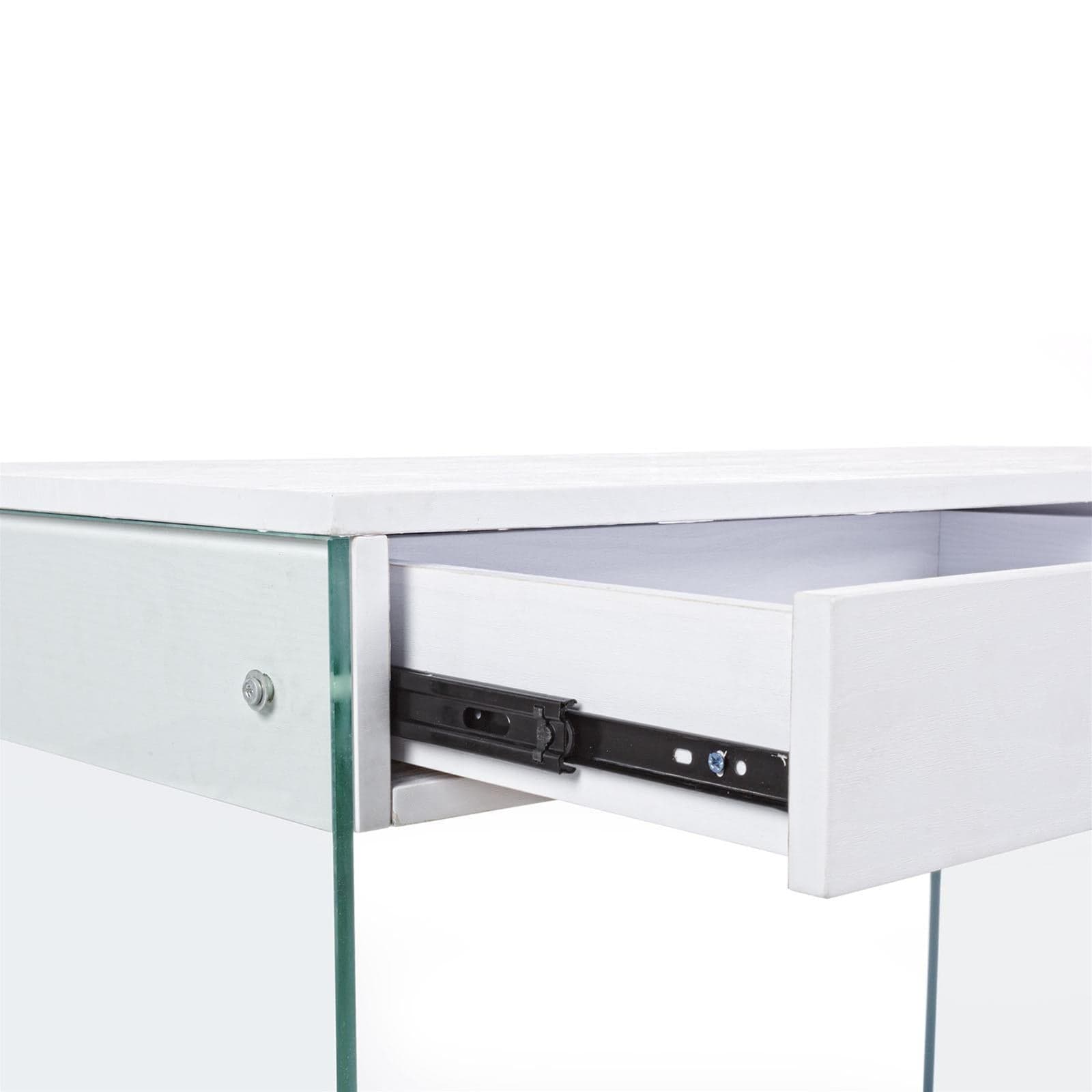 Scrivania "Armos" con cassetti porta pc da ufficio e cameretta in legno 110 cm in Scrivanie Decor Space - Altamura, commercioVirtuoso.it