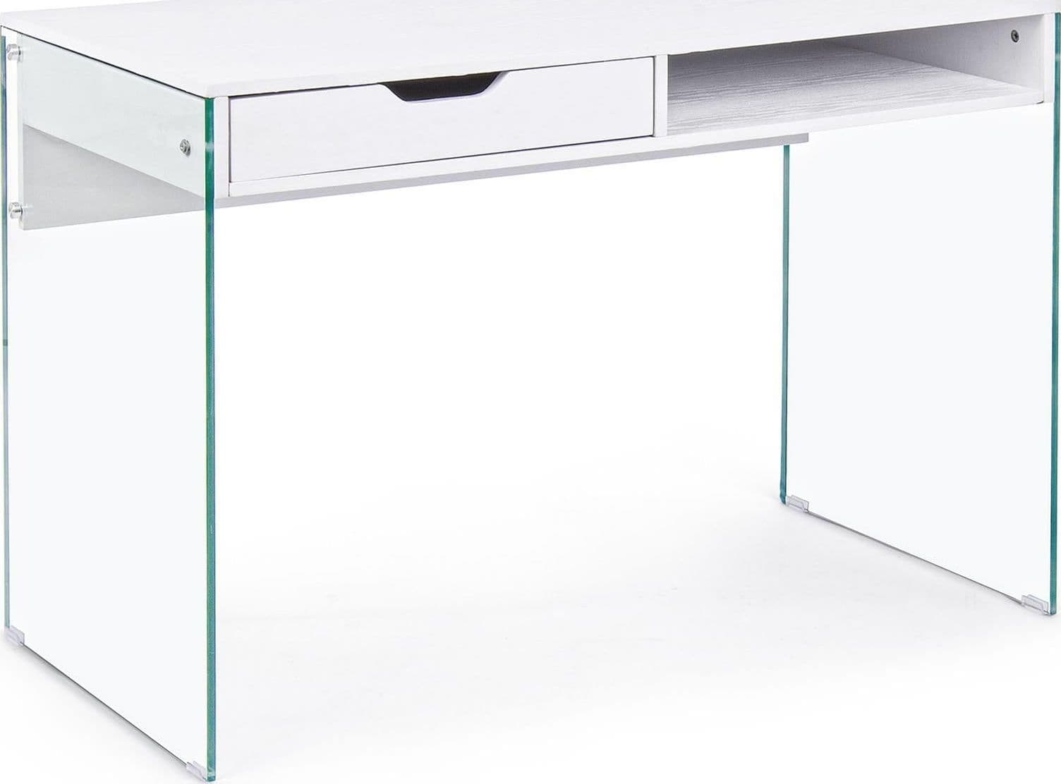 Scrivania "Armos" con cassetti porta pc da ufficio e cameretta in legno 110 cm in Scrivanie Decor Space - Altamura, commercioVirtuoso.it