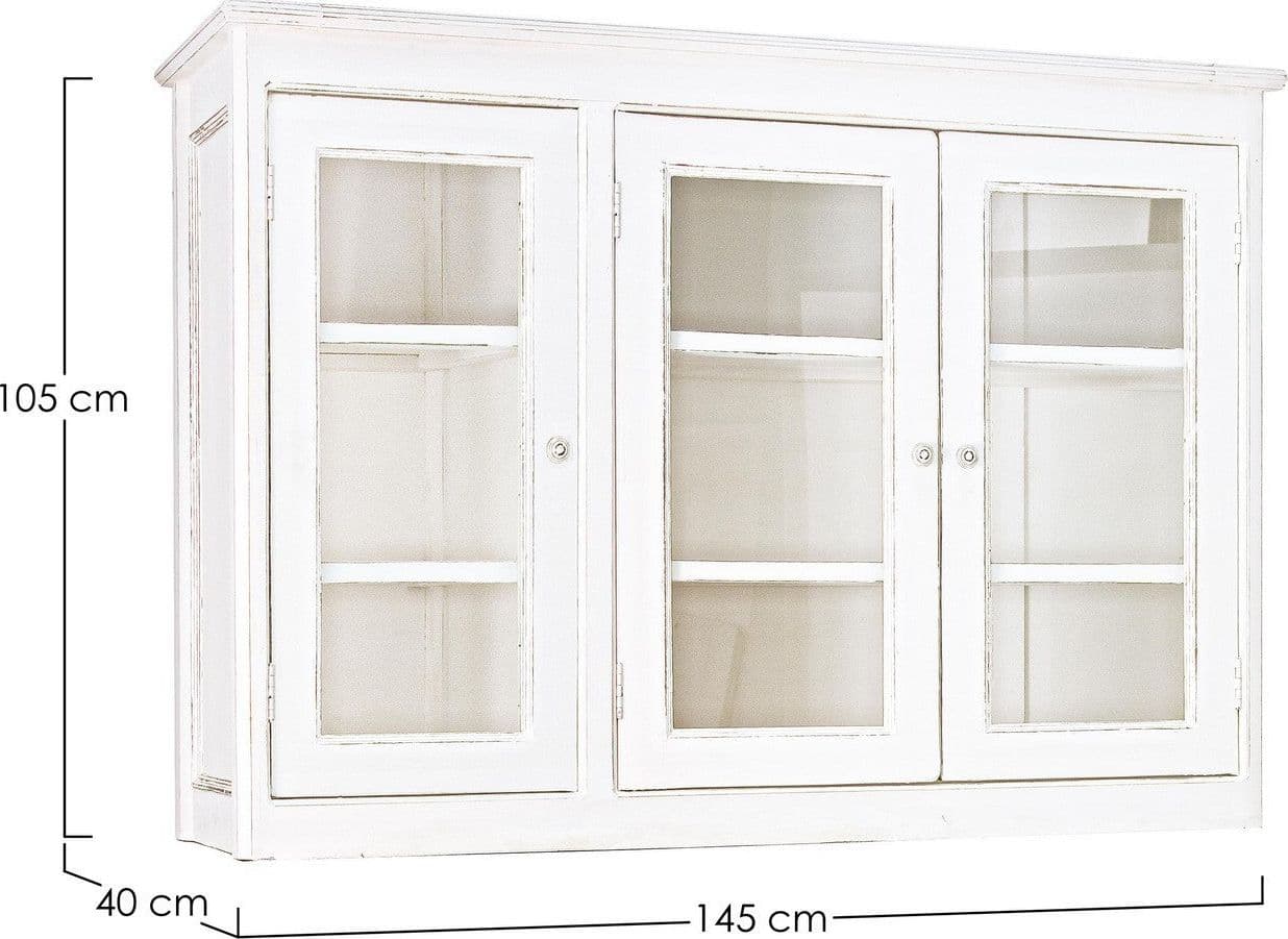 Credenza "Colette" in legno di mango massiccio, con schienali e laterali in mdf, stile rustico in Credenze Decor Space - Altamura, commercioVirtuoso.it