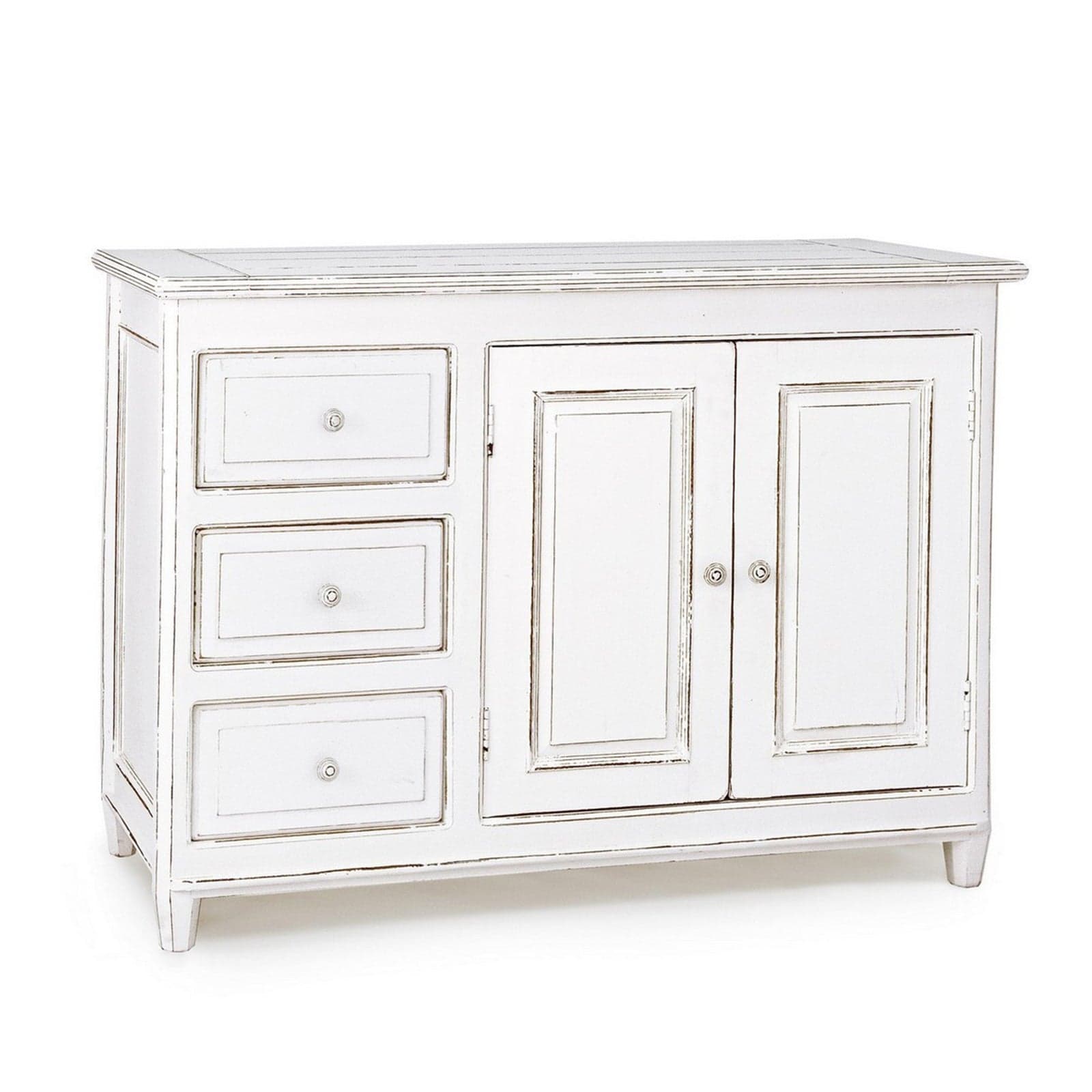 Credenza "Colette" in legno di mango massiccio, con schienali e laterali in mdf, stile rustico in Credenze Decor Space - Altamura, commercioVirtuoso.it