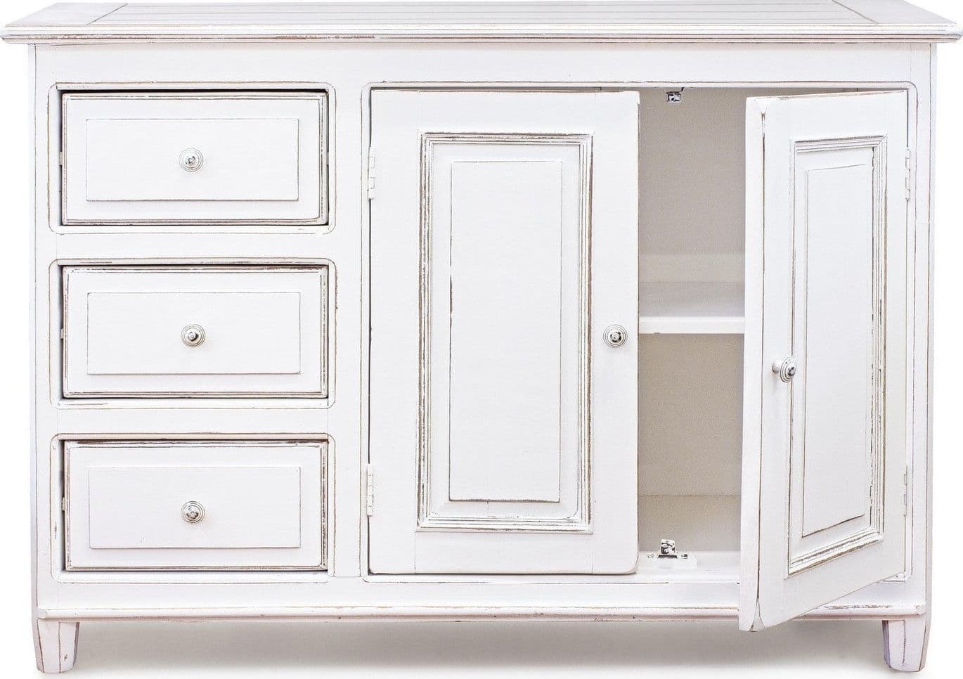 Credenza "Colette" in legno di mango massiccio, con schienali e laterali in mdf, stile rustico in Credenze Decor Space - Altamura, commercioVirtuoso.it