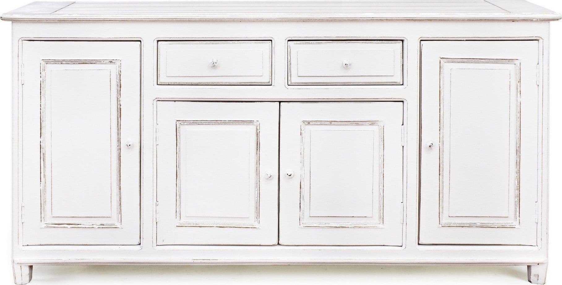Credenza "Colette" in legno di mango massiccio, con schienali e laterali in mdf, stile rustico in Credenze Decor Space - Altamura, commercioVirtuoso.it