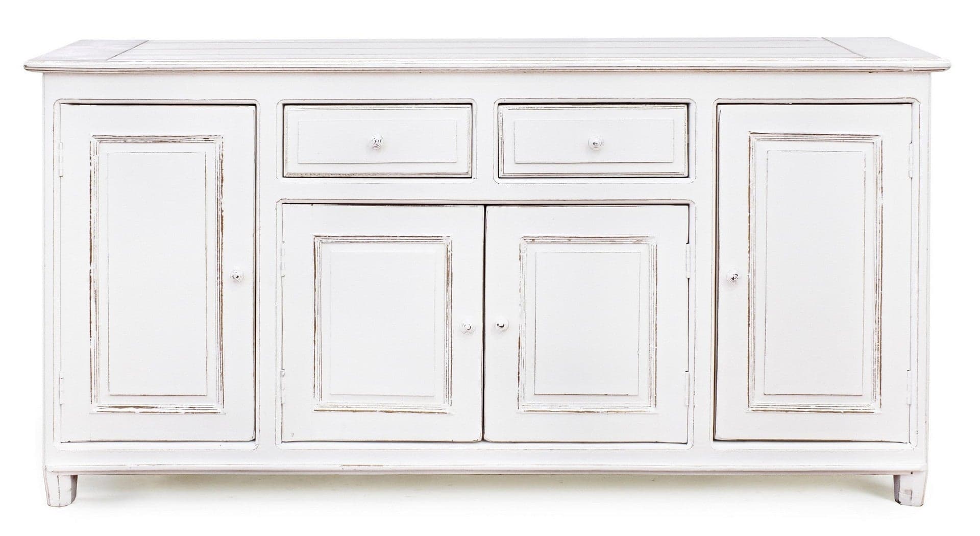 Credenza "Colette" in legno di mango massiccio, con schienali e laterali in mdf, stile rustico in Credenze Decor Space - Altamura, commercioVirtuoso.it