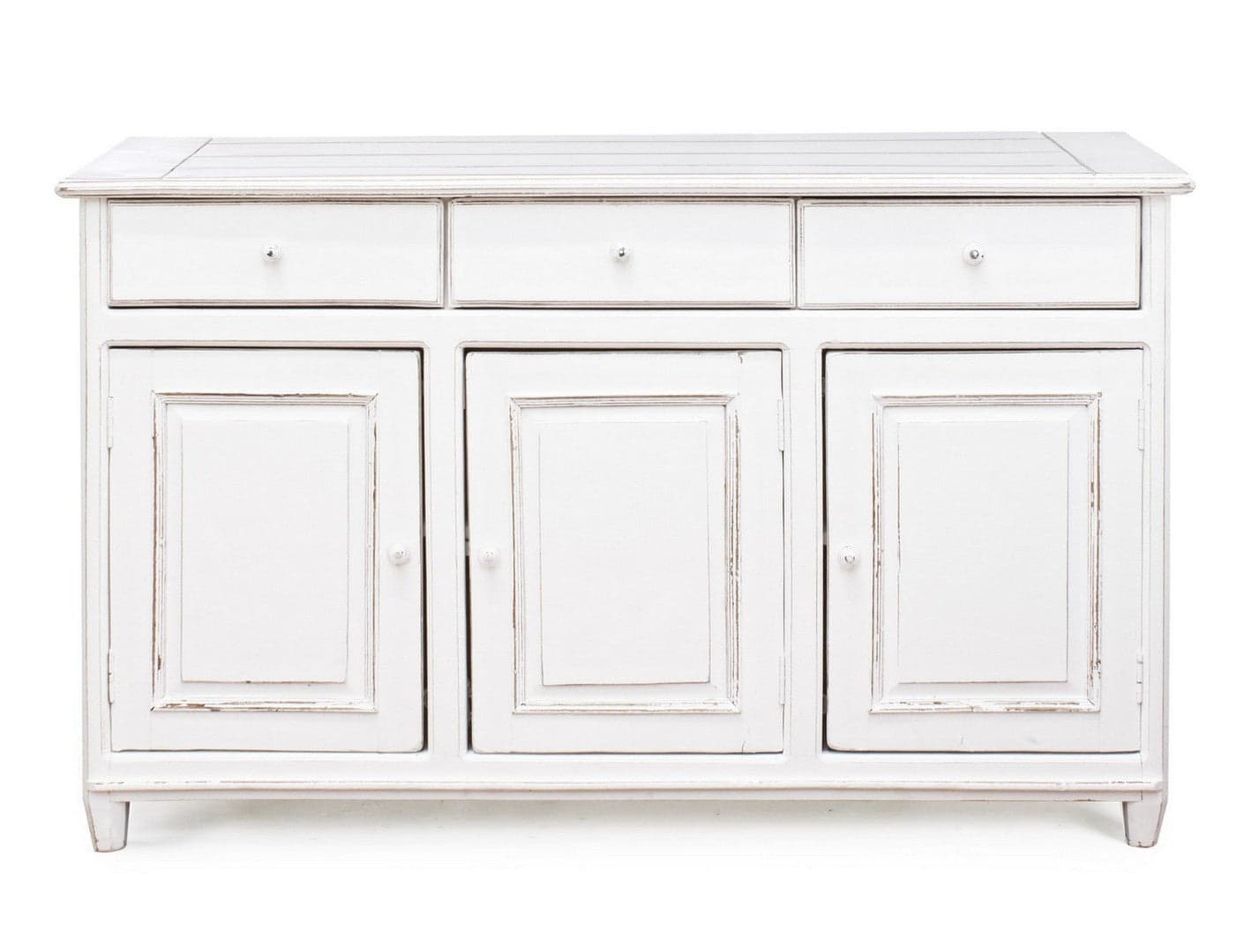 Credenza "Colette" in legno di mango massiccio, con schienali e laterali in mdf, stile rustico in Credenze Decor Space - Altamura, commercioVirtuoso.it
