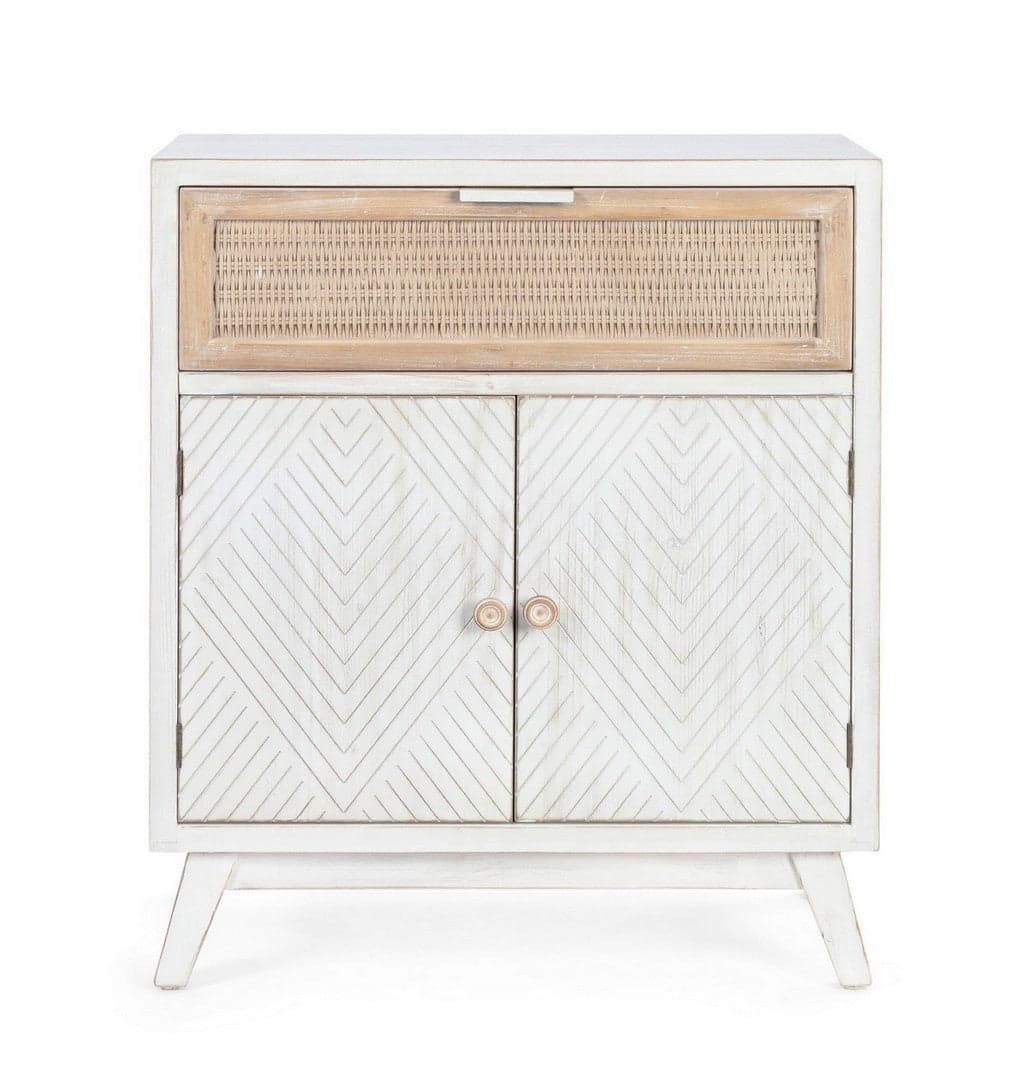 Credenza "Clotilde" con struttura in legno di abete, schienale in mdf, stile rustico in Credenze Decor Space - Altamura, commercioVirtuoso.it