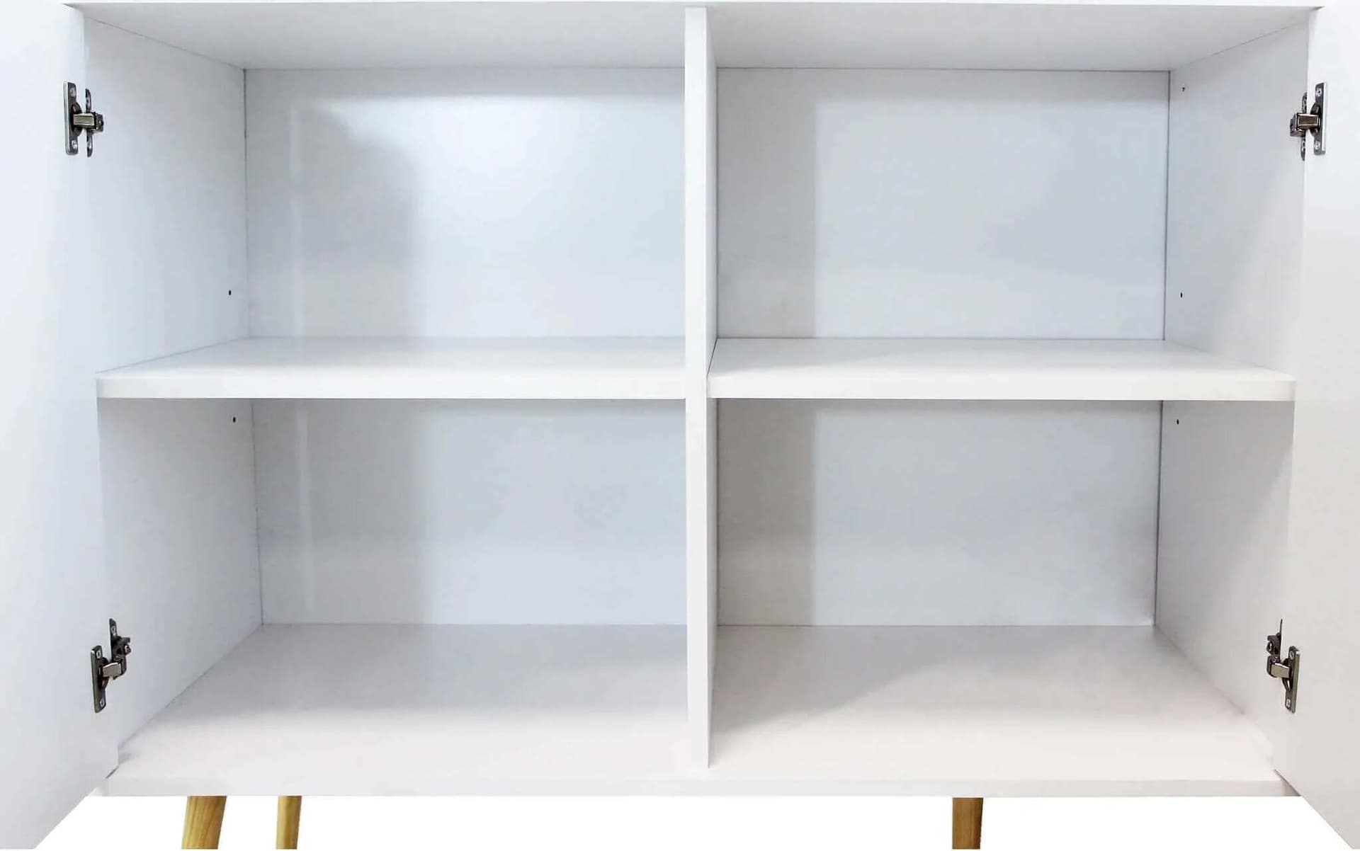 Cassettiera con 5 cassetti, mobile basso Bradley guide in metallo h 82 cm Casa e cucina/Organizzazione interni/Porta oggetti cassetti e scaffali/Cassettiere Decor Space - Altamura, Commerciovirtuoso.it