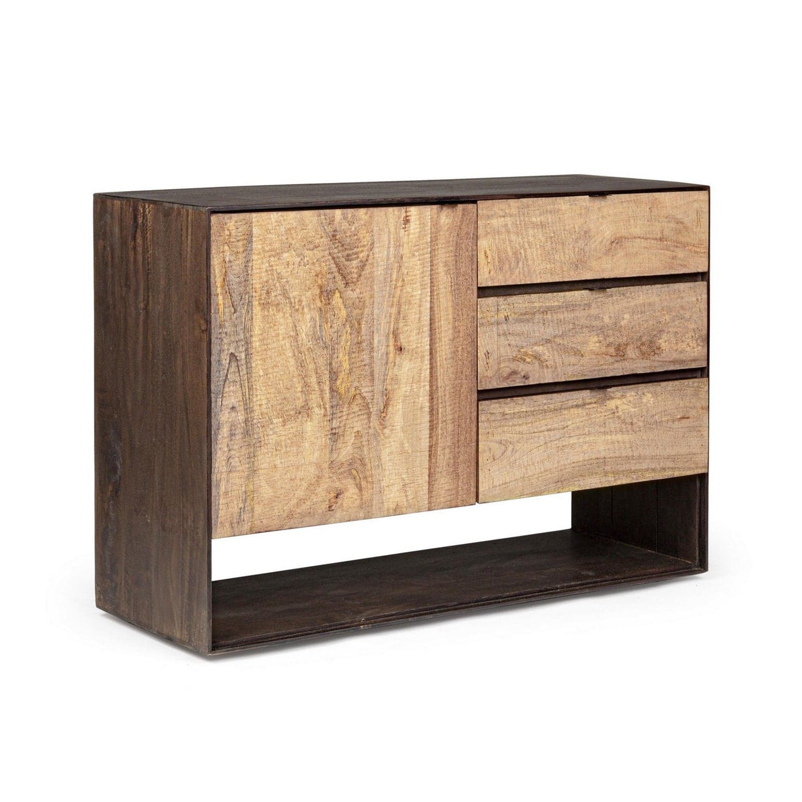 Credenza "Gunter" con struttura in legno di mango, finitura con vernice, stile moderno - 2