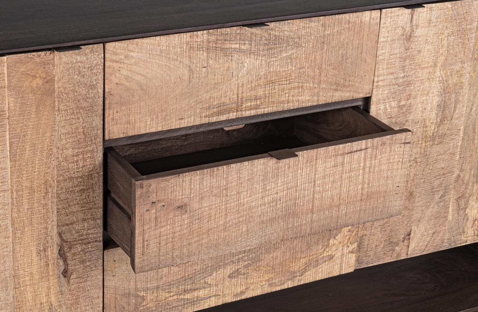 Credenza "Gunter" con struttura in legno di mango, finitura con vernice, stile moderno - 14