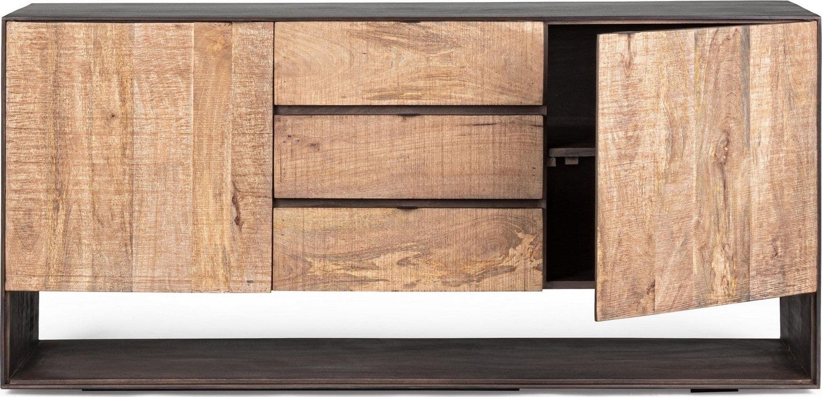 Credenza "Gunter" con struttura in legno di mango, finitura con vernice, stile moderno - 16