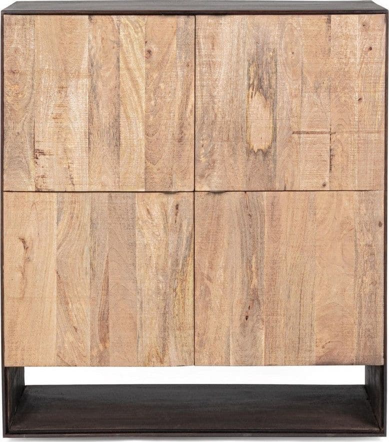 Credenza "Gunter" con struttura in legno di mango, finitura con vernice, stile moderno - 27