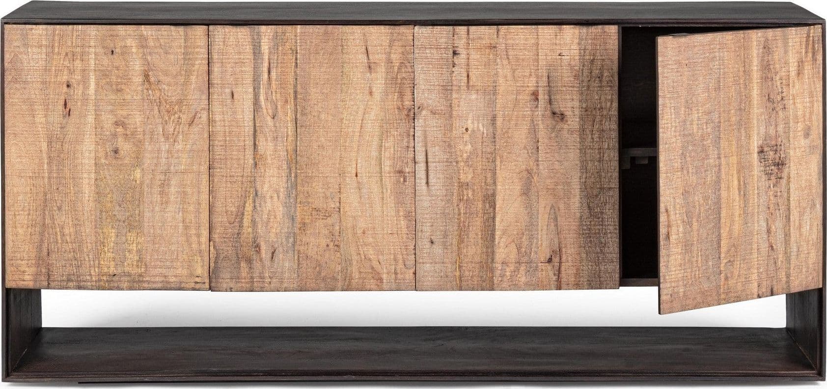 Credenza "Gunter" con struttura in legno di mango, finitura con vernice, stile moderno - 8