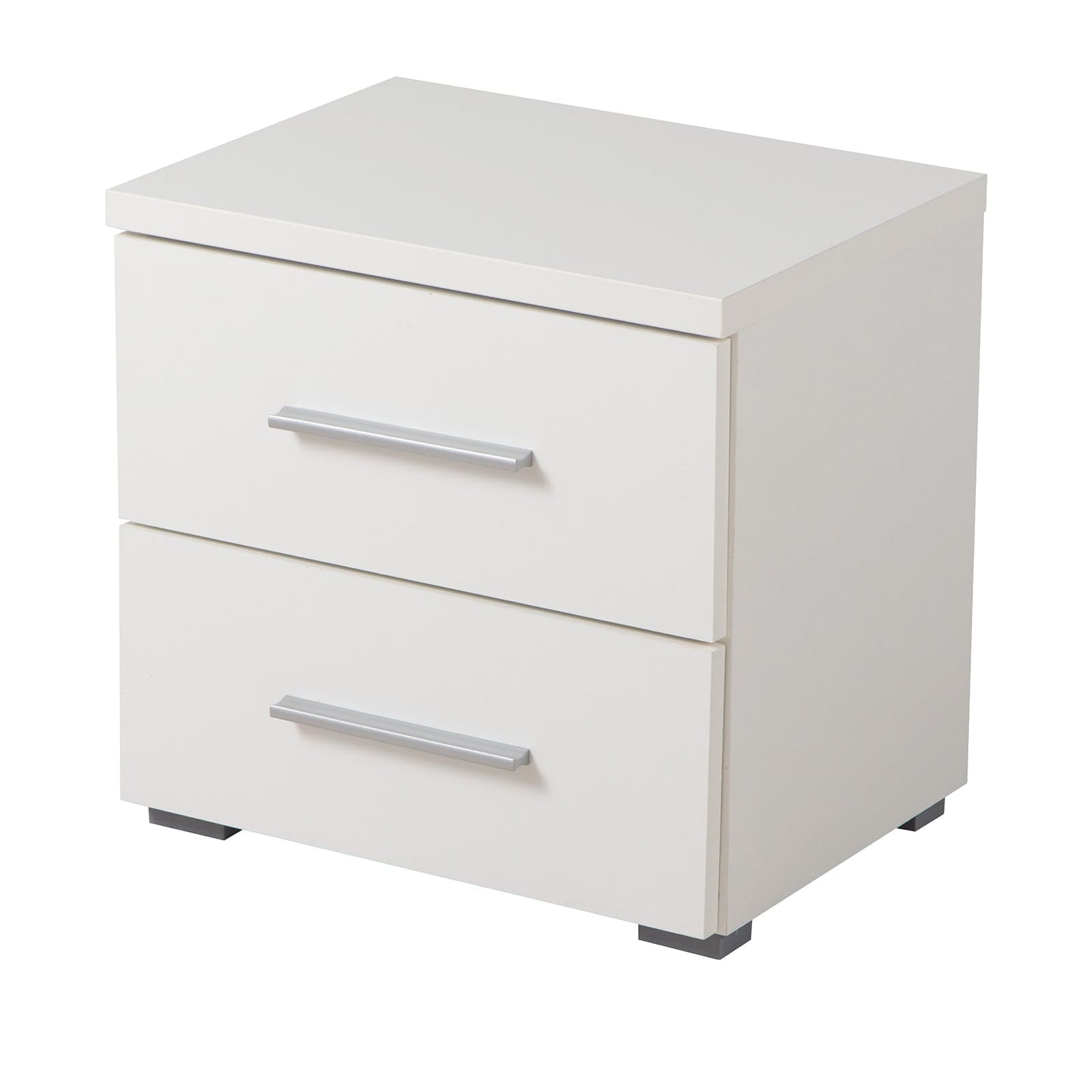 Comodino con 2 cassetti "Europe" con guide in metallo h 43 cm - 7