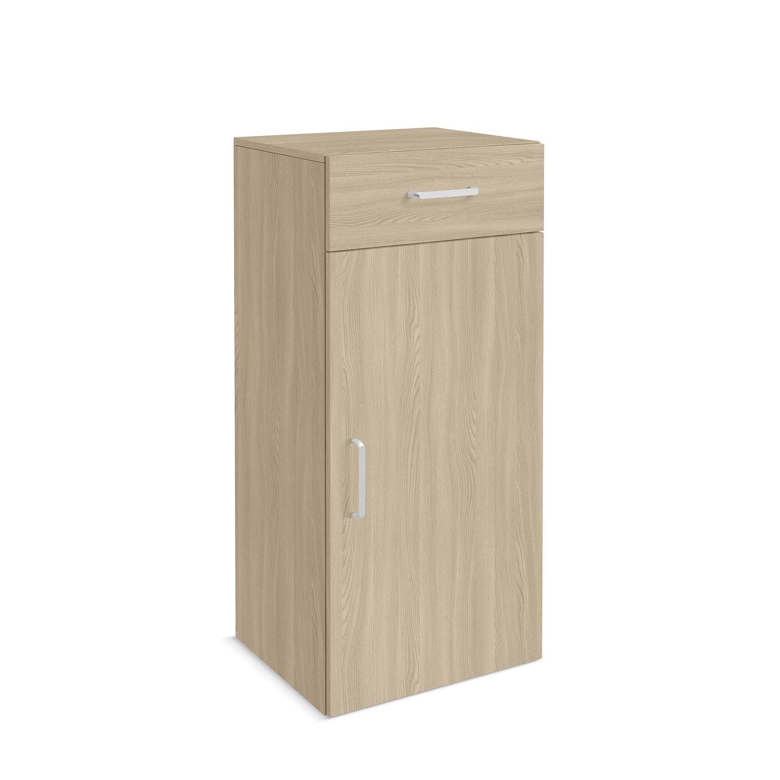 Colonna bassa con 1 anta e 1 cassetto, mobile componibile "Level" 45 x h 100 cm - 6