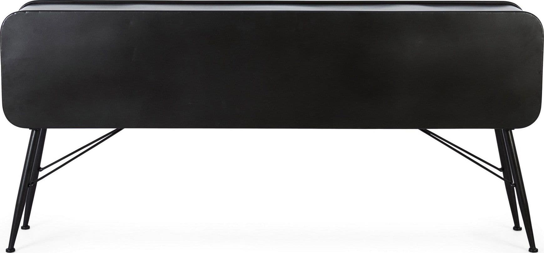 Credenza "Elton" con struttura in acciaio, cassetti in legno di abete, stile vintage - 12