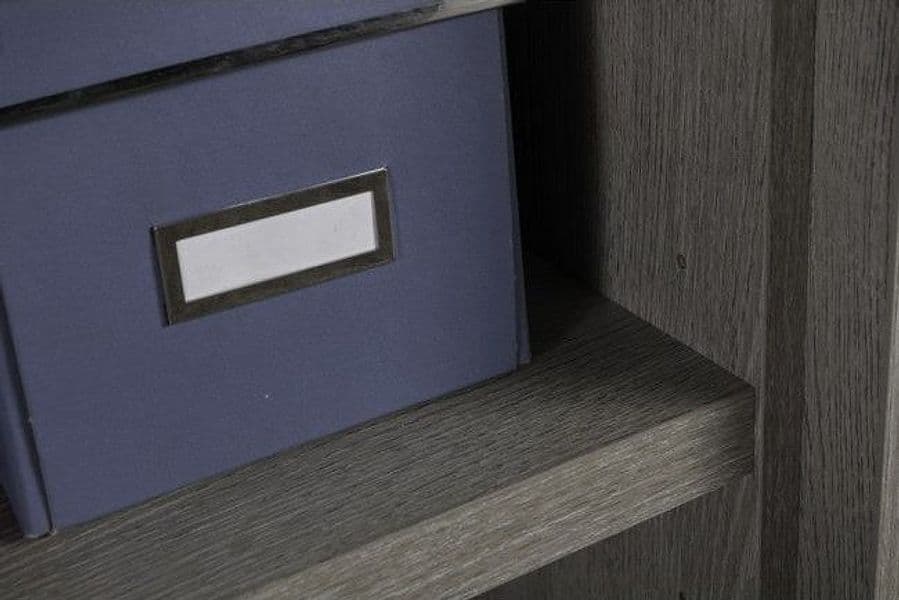 Armadio 3 ante e 2 cassetti Rovere Gessato e Bianco Lucido per stanzetta e camera da letto in Armadi Decor Space - Altamura, commercioVirtuoso.it
