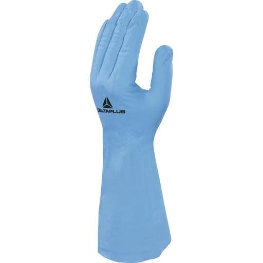 Guanto Nitrile Azzurro Guanti Rischio Chimico Biologico Uso Alimentare - 2