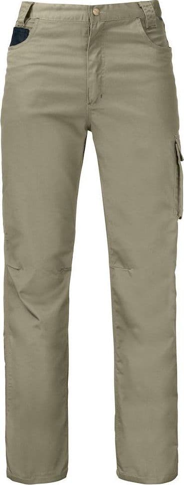 Pantalone Carpenter Beige Pantalone da Lavoro con Tasconi Magazzino Officina Muratore - 2