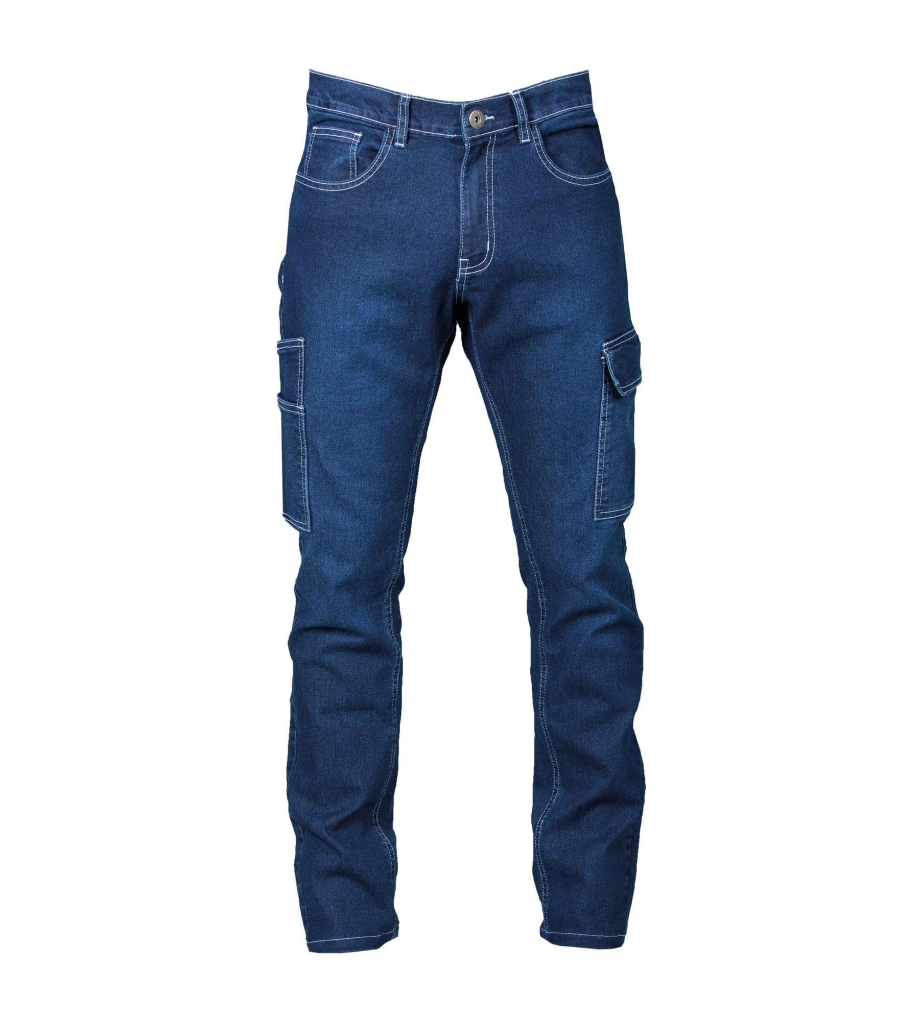 Jeans Denver Multitasche Pantalone Elasticizzato da Lavoro in Pantaloni sportivi Dresswork - Como, commercioVirtuoso.it