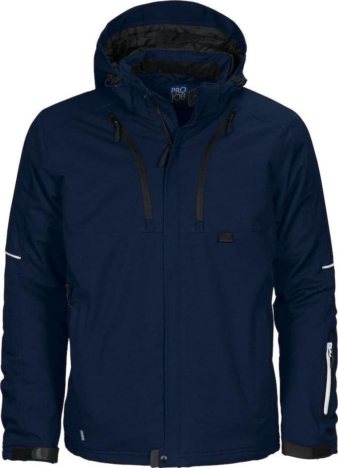Giacca Softshell Imbottita Blu Taglia L Giubbino Impermeabile Traspirante Projob