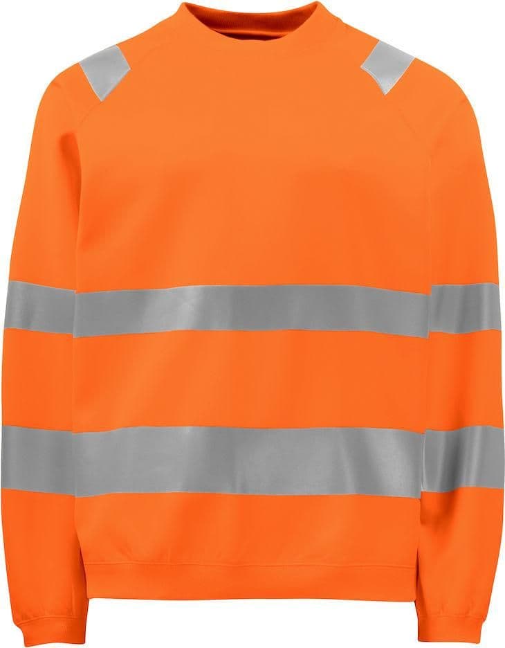 Felpa Alta Visibilità Arancio Felpa da Cantiere Classe 3 - 2