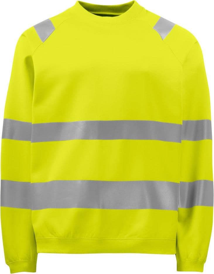 Felpa Alta Visibilità Giallo Felpa da Cantiere Classe 3 - 2