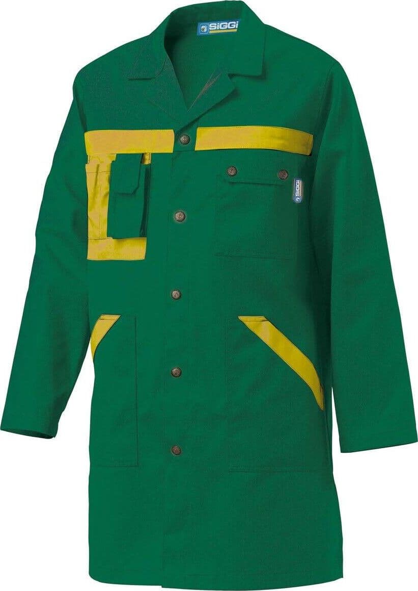 Camice Danubio Verde Camice Falegname magazzino con Inserti - 2